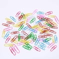 thumbnail image 3 of Mini sujetapapeles de 1 pulgada en colores surtidos, sujetapapeles recubiertos de color para archivos, papeles y material de oficina (paquete de 100), 3 of 7