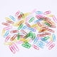 thumbnail image 3 of Mini soporte para clips de papel de colores surtidos de 1 pulgada, clips de papel recubiertos de colores para archivos, papeles, suministros de oficina, paquete de 100, 3 of 7