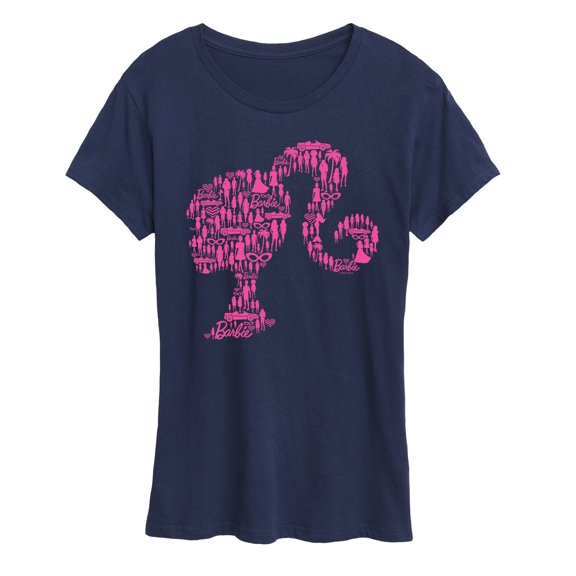 Barbie - Lifestyle Silhouette - Iconic Barbie - Classic Style - Women's Short Sleeve Graphic T-Shirt