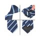 thumbnail image 3 of Corbata ajustable con cremallera INSPIRE CHIC para hombres, corbata de cuello para ocasiones casuales y formales, azul marino - 1 18.9" × 3.2", 3 of 4