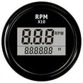 thumbnail image 1 of Boat LED Digital Hour Meter Marine Outboard RV RPM Meter Gauge, 1 of 4