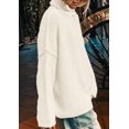 thumbnail image 3 of Suéter PRETTYGARDEN para Mujer Cuello Alto Manga Larga Blanco, 3 of 7