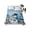 Blue, variant on Blue Snowman Christmas Flat Sheet Only Twin Size, Soft Breathable Bed Top Sheets for Mattress, Xmas Snowflake Gifts Winter Elk Luxury Bedding Flat Sheets for Home Hotel Bedroom Bed Protection