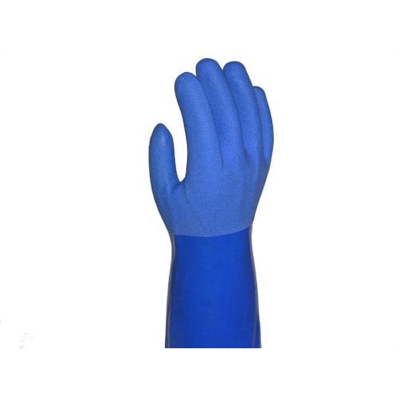 TRUE BLUES Large Blue True Rubber Gloves, 1 EA