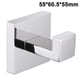 thumbnail image 1 of Gancho cuadrado para toallas de baño de acero inoxidable, gancho para abrigos de toallas, armario, soporte para armario, colgador de esponjas para baño, cocina, garaje, resistente, montado en la pare TUNC Sencillez, 1 of 5
