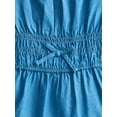 thumbnail image 3 of Wonder Nation Girls' Smocked Waist Denim Dress, Sizes 4-18, 3 of 3
