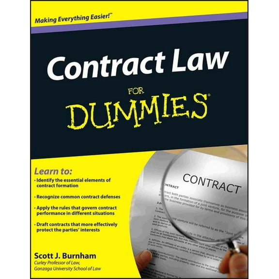 For Dummies Contract Law for Dummies, (Paperback)