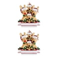 thumbnail image 3 of Bewildely Adorno colgante de árbol de Navidad de animales, decoración de chimenea de Año Nuevo, colgante decorativo, suministros para el hogar, 4 4 animales 2piezas Bewildely CBP118959, 3 of 5
