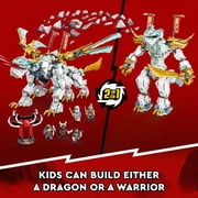 LEGO NINJAGO Zane’s Ice Dragon Creature 71786 Buildable Ninja Toy for 10 Year Olds, with Dragon Toy and 5 NINJAGO Minifigures Including Zane and Pixal