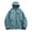 Light Blue, variant on Lenago Quilted Jackets For Men With Hoods Solid Color Long Sleeve Jackets With High Collar Warm Thermal Coat Casual Winter Autumn Fashion Puffer Padded Outerwear