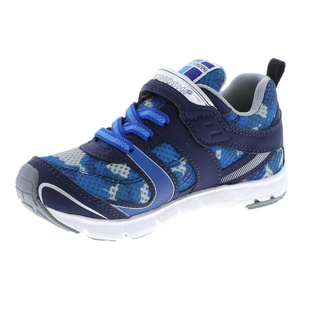 Zapatilla deportiva TSUKIHOSHI Velocity 3580 azul marino/camuflaje, 10.5 para niños pequeños