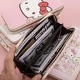 thumbnail image 5 of Sanrio-monedero de Hello Kitty con textura de cremallera larga, bolsa de tarjeta de estudiante, monedero de gran capacidad, bolsa de almacenamiento de tarjetas bancarias Kawaii KT, 5 of 5