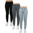 thumbnail image 1 of 3-Pack Women's Classic Fleece Jogger Sweatpants (Sizes, S-3XL), 1 of 2