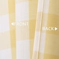 thumbnail image 4 of 2 Pcs Plaid Valances Curtain, Buffalo Check Rod Pocket Small Window Curtain Home Decor, 4 of 7
