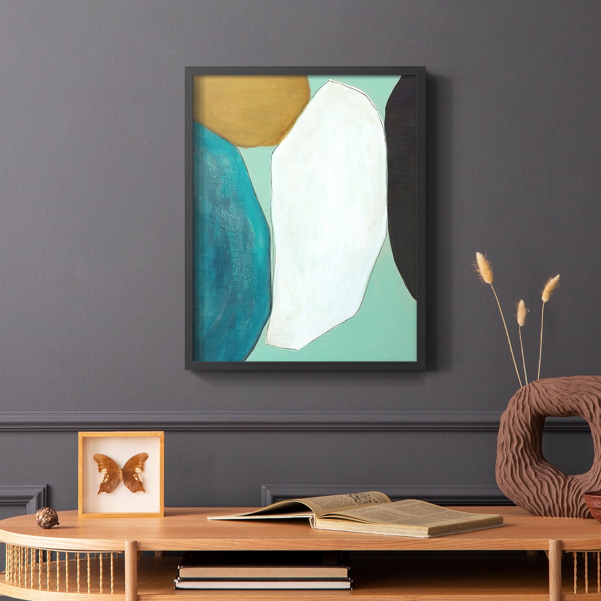 Boulder II in Paper Solid Wood 8 x 10 Framed Print
