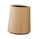 thumbnail image 3 of Papelera doméstica de imitación de vetas de madera, reutilizable, moderna y resistente. Madera S, 3 of 9