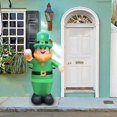 thumbnail image 4 of Decoraciones inflables de San Patricio, , Leprechaun luminoso, hinchables para interiores y exteriores, adornos de jardín de Yotijar Decoraciones Inflables, 4 of 10
