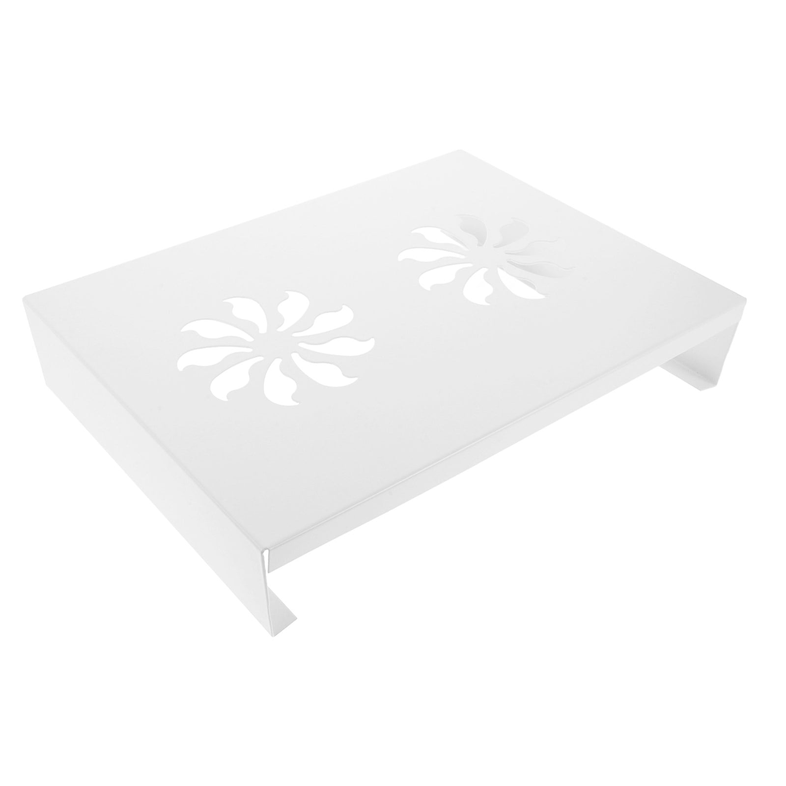 HOMEMAXS White Gas Stove Rack for Kitchen Cooker Cap Set with Wok Ring and Protective Cover 6.5 inches