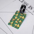 thumbnail image 5 of Luggage Tags for Suitcases, Cute Pizza Food Leather Bag Luggage Tags ID Label Tags Privacy Protection Travel Bag Labels, 5 of 6