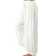 thumbnail image 4 of Sonducket Descansando Pantalones de pierna ancha Pantalones casuales Gimnasio Jogging Danza Damas Niñas Ropa de playa Entrenamiento Suelto Type2 NO2, 4 of 6