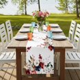 thumbnail image 4 of Table Runners 72 Inches Long Dress Scarves, Pink Valentine's Day Farmhouse Kitchen Table Runner, Coffee Tablerunners, Spring Floral Farmhouse 14x72 Inch, 4 of 9