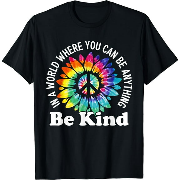 In a World Where You Can Be Anything Be Kind Sign Language T-Shirt