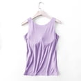 thumbnail image 4 of Camisola de manga corta para mujer con almohadilla para el pecho, sin aros de acero, ropa interior para yoga, pijamas deportivos para mujer, 4 of 6