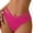 Style.1-Hot Pink, variant on HCNTES Women Twist Bikini Bottom Moderate High Cut Bathing Suit Bottoms Ruched Swimsuit Bottom,L Black