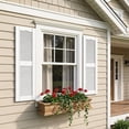 thumbnail image 5 of Kadyn Louver Shutters with Premium Board and Batten, Window Panel Shutters with Easy Mount for Farmhouse, Home Office, Living Room, Bedroom, White(14"*31"), 5 of 7