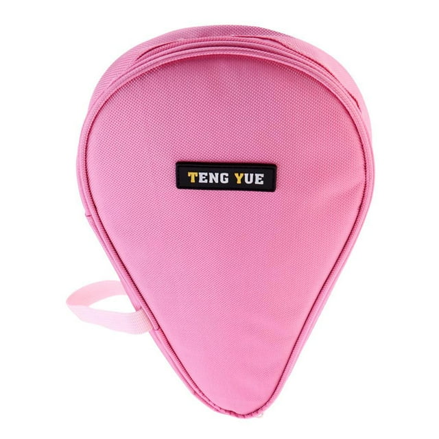VONKY Table Tennis Racket for Ping Pong Paddle Bag Cover Ball Storage Pouch Green Pink