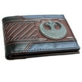 thumbnail image 5 of Star Wars Wallet - 15 Styles to Choose - Large Rebel Brown with Metal Badge Bifold Billfold, 5 of 5