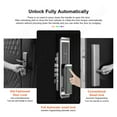 thumbnail image 4 of Door Lock, Tuya Electronic Smart Door Lock with Biometric Fingerprint Password APP Key Unlock USB Emergency Charge Keyless Entry Knobs Lock ,Easy to Install, 4 of 6