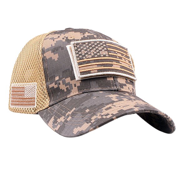 Spring And Summer Fashion Flag Hat Wash Old Letter Baseball Hat