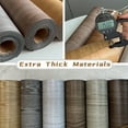 thumbnail image 4 of Vinyl Flooring Roll PVC Thickened Peel and Stick Floor Wood Plank Self Adhesive Flooring DIY 23.6" X 196" Dark Gray, 4 of 7