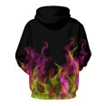 thumbnail image 4 of Uootdi Long Sleeve Hoodies for Women Drawstring Casual Hoodies Flame 3D Printed Graphic Pullover Tops with Pockets Gift, 4 of 9
