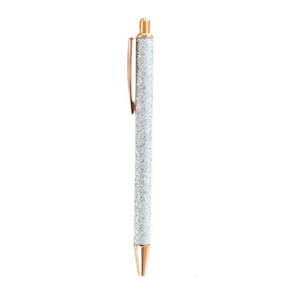 Glittering Gold Dust Click Pen – Elegant Writing Companion 1Ml Ballpoint Pengel Pen,Writing Pen,Ink Pen,Rollerball Pen,Office Pen,School Pen,Fine Tip Pen,Smooth Writing Pen