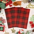 thumbnail image 6 of Sevenstars 100 Pcs Floral Napkins 3 Ply Buffalo Plaid Towels Xmas Disposable Paper Napkins for Party Supplies, 6 of 8