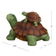 thumbnail image 3 of Mainstays Outdoor Turtle and Baby Garden Statuary, 9.25 in L x 6 in W x 6 in H, 3 of 7