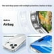 thumbnail image 4 of For iPhone 17 Pro Max Case Air Cushion TPU + Glass Back Shockproof Phone Cover, 4 of 5