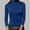 Blue, variant on FNFYFH Women’s Thermal Mock Neck Shirts Turtleneck Fleece Lined Long Sleeve Base Layer Tops Soft Stretch Underwear Shirts
