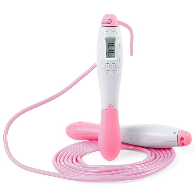 Skipping Rope Speed Jump Rope Adjustable Rope & Digital Jump Rope Adjustable Calorie Counter Jump Skipping Ropes Fitness Workouts Fat Burning Exercises Boxing