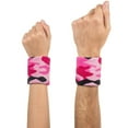 thumbnail image 3 of Suddora Cotton Terry Cloth Sweatband Set with 1 Headband and 2 Wristbands, Pink Camo, 3 of 5