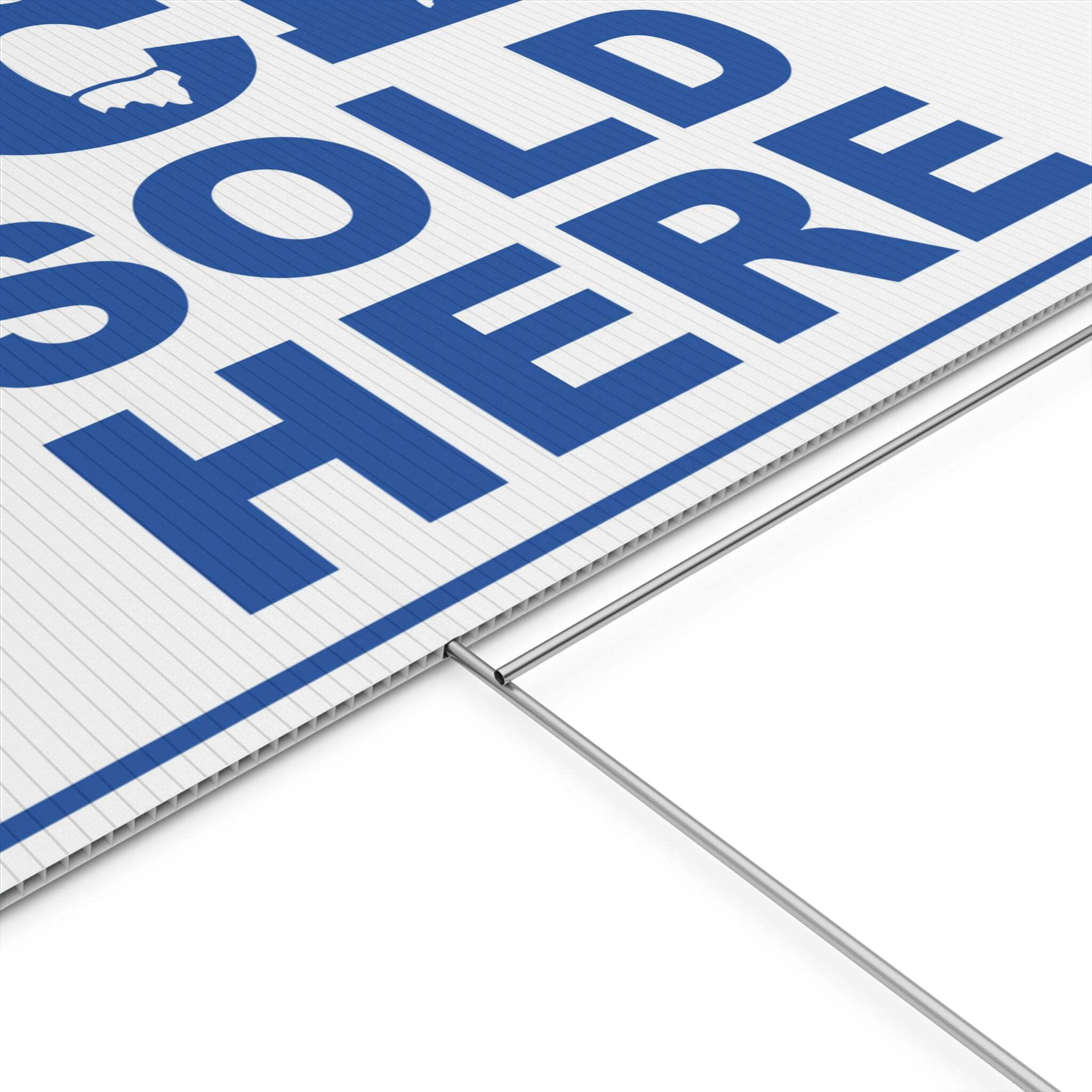 Ice Sold Here Sign, Ice Yard Sign, Double Sided, Outdoor