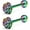 2PCS - Rainbow Flower, variant on Briana Williams 2pcs Vintage Straight Barbell Nipple Tongue Ring Piercing 14G