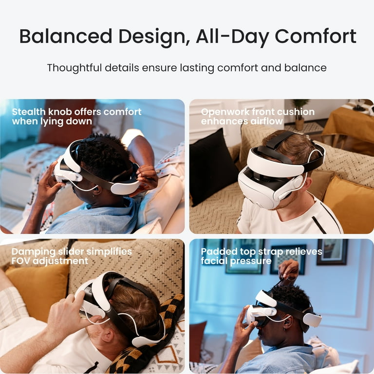 KIWI design H4 Boost Quest 3/3S用 Amazon.com: KIWI design H4 Boost Comfort Battery Head Strap