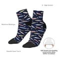 thumbnail image 6 of Fuzoiu Sardine Print Adult Socks, Crew Moisture-wicking Socks, Unisex Cushion Crew Socks,Casual Sports Ankle Socks, 6 of 7