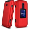 thumbnail image 4 of ThousndGear Case for Alcatel TCL Flip 2 2022(T408DL)/TCL Go Flip 2(4058G)/TCL Flip(4058E)/TCL Classic(4058R), Swivel Belt Clip Holster with Kickstand, for Go Flip 2 with Screen Protector - Blue, 4 of 4