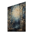 thumbnail image 2 of Designart "Birch Woods Moonlit Euphony VI" Floral Print on Natural Pine Wood, 2 of 5