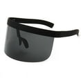 thumbnail image 5 of tooloflife Oversized Mirrored Sunglasses Visor Sunglasses Womens Mens Shield Eyeglasses, 5 of 5