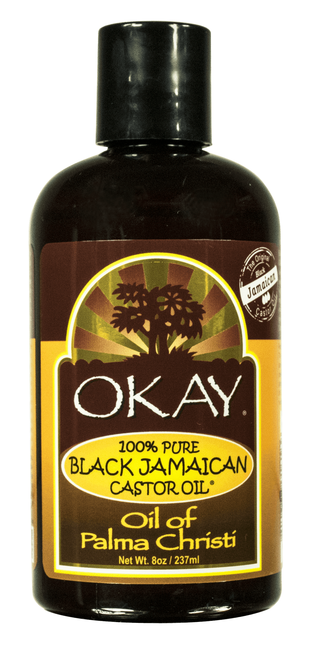 Okay Black Jamaican Castor Oil 8 Oz